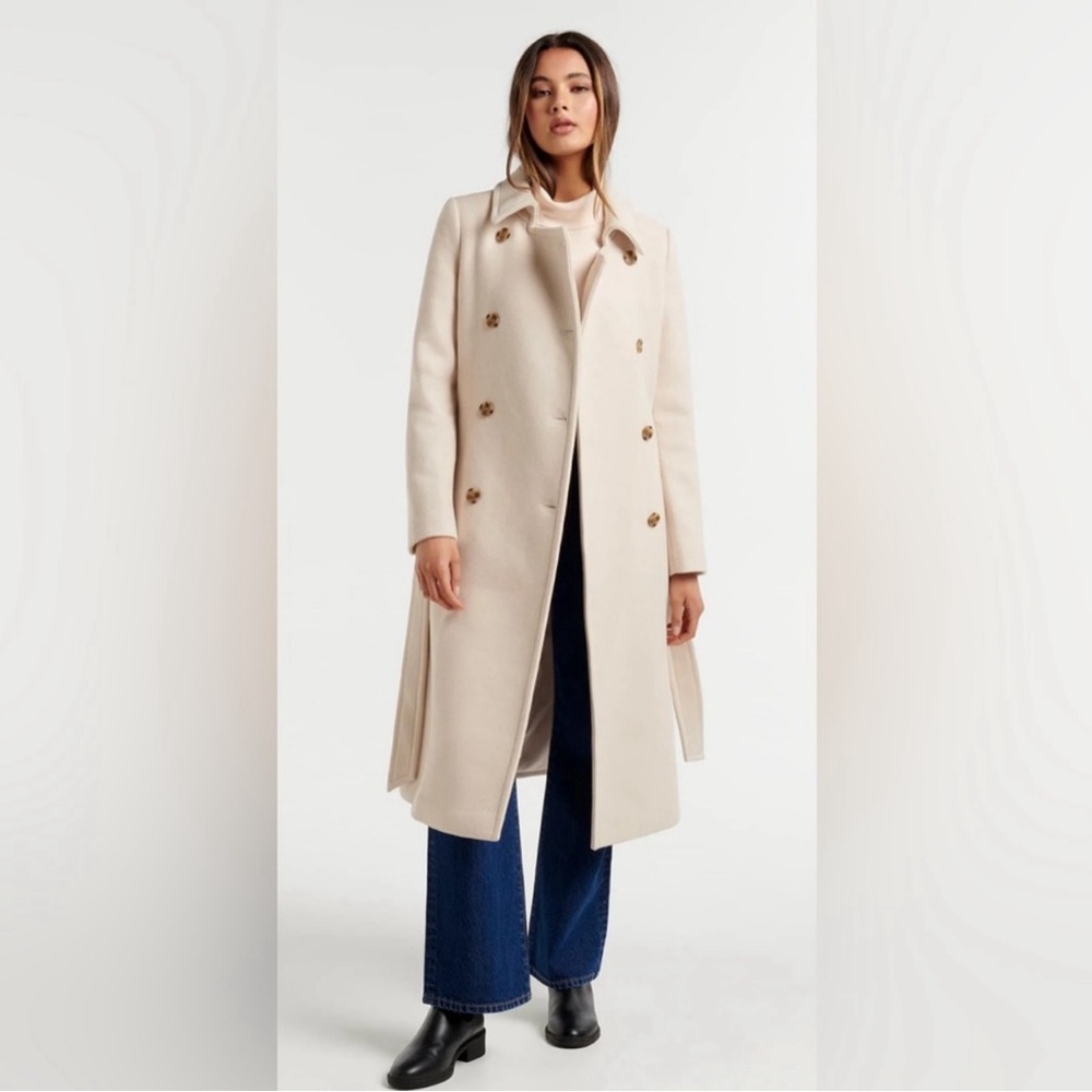 SOLD ! J.Crew long double breasted 80% Wool 20% Cashmere coat